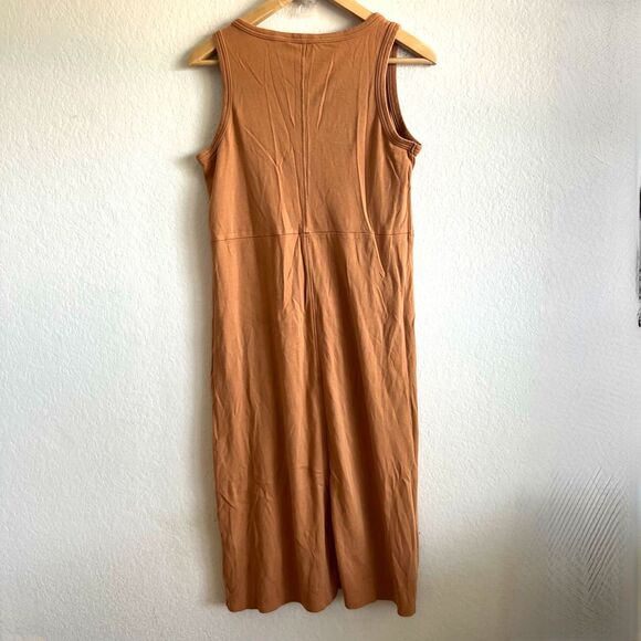 ELIZABETH AND JAMES Calfan Orange Sleeveless T-Shirt Midi Dress Womens XS - Picture 3 of 7